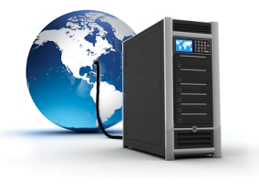 server connected to the world